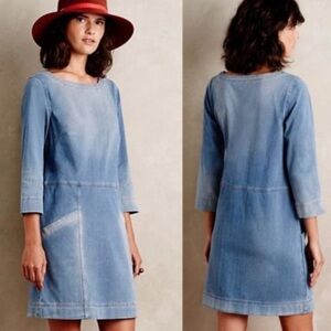 Anthropologie Adriano Goldschmied Denimknit Cocoon Dress